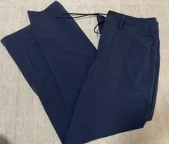 adidas ポリエステル素材 ストレッチ テーパードパンツ