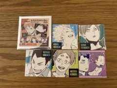 ハイキュー!! スクエアステッカーコレクション　第２ 5枚セット