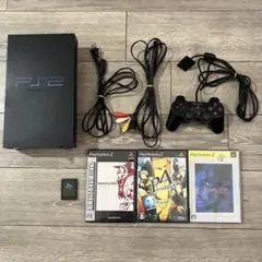 【最終価格】PS2 SCPH-50000・PS2ソフト3点セット【すぐ遊べます】