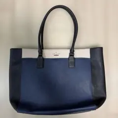 kate spade new york ネイビー 通勤トートバッグ