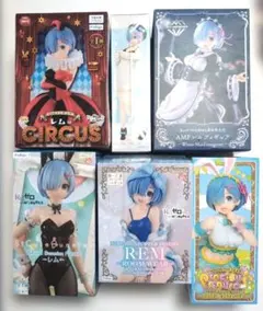 Re:ゼロから始める異世界生活 レム フィギュア 6体セット