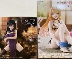 着せ恋 喜多川海夢 ・トラブる 古手川唯 Desktop Cuteセット