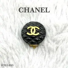 CHANEL シャネル イヤリング 片耳 ココマーク マトラッセ 黒のサムネイル