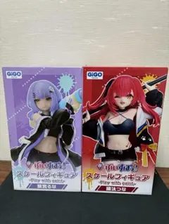 GIGO限定　ぶいすぽ　猫汰つな　紫宮るな　スケールフィギュア