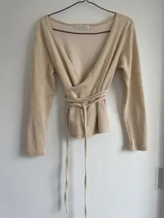 希少品ARCHI アーキ カシュクール トップス コットン ブラウス - メルカリ