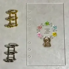 ✨ちょこ 様専用✨A6 アクリルレジンバインダー　リング付き　韓国　貯金