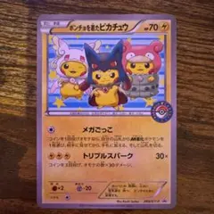 ポンチョを着た 피카츄 203/XY-P
