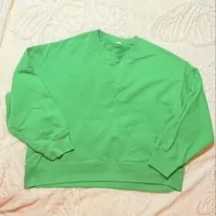 UNIQLO スウェット グリーンMサイズ