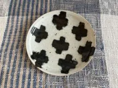 楠田純子さん　墨絵クロス皿 楠田純子さん 墨絵クロス皿 楠田純子さん 墨絵クロス皿