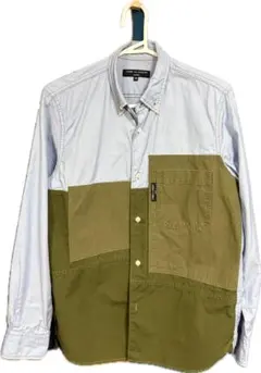COMME des GARÇONS Hommeパッチワークシャツ XS