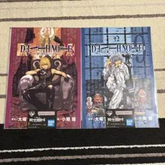 一番くじ　デスノート　F賞　クリアポスター　ニア　メロ