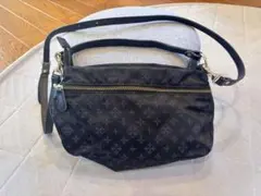 russet ラシット モノグラム ショルダーバッグ ブラック