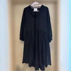 RAY BEAMS シャツワンピース チュニック　ブラック
