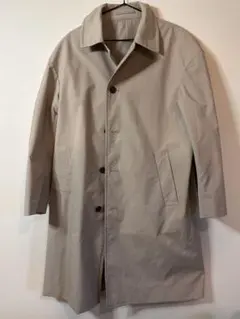 ベージュ ステンカラーコート
