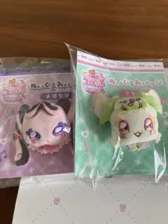 映画　キミとアイドルプリキュア　ぬいぐるみバッジ　メロロン　プリルン　東映限定