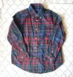 Ralph Lauren チェック柄長袖シャツ　120cm