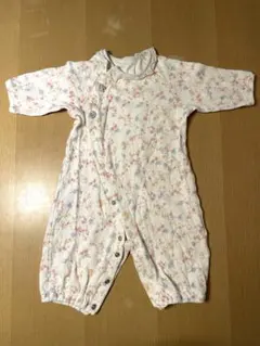 赤ちゃんの城 ロンパース 50 60 70 花柄