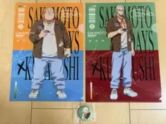 SAKAMOTO DAYS くら寿司 クリアファイル 缶バッジ