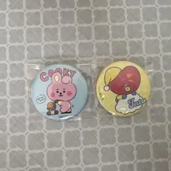 BT21 缶バッジ COOKY TATA 2個セット