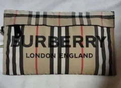希少✨BURBERRY LONDON アクセサリーポーチ バンドバッグ 総柄 - メルカリ