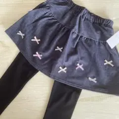 新品　エニィファム　デニム風スカッツ　130
