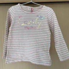 メゾピアノ　ボーダーカットソー　120