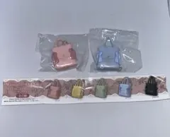 メゾンドフルール ダブルリボンギャザートートバッグミニチュアチャーム