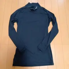 Mizuno ブラック 長袖ハイネックシャツ インナー M