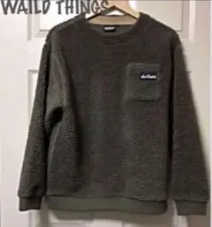 【WILD THINGS】フリースボア　オリーブグリーンのサムネイル