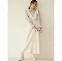 LAGUNAMOON フロントボタンジャンパースカート