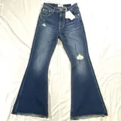 hime様専用　GYDA新品未使用ハイウェストダメージフレアデニム ストレッチ