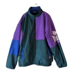 【LONSDALE】ナイロンワッシャーカラーブロックボリュームスリーブジャケットのサムネイル