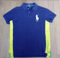 【Polo Ralph Lauren】ビッグポニー ネイビー　ポロシャツ　M