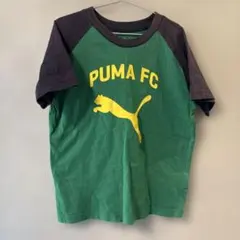 PUMA シャツ 130サイズ グリーン/ネイビー
