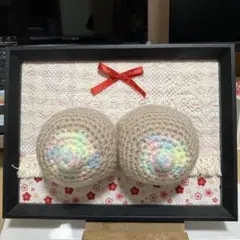 フレーム付きあみぐるみ