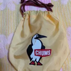 CHUMS 巾着袋 イエロー