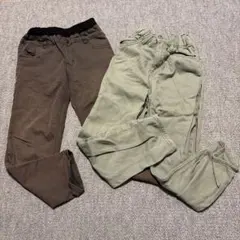 ブラウン カーキー 130㎝2枚セット