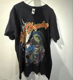 エドハーディー Tシャツ 鷹 バラ ラインストーン Y2K - メルカリ
