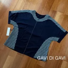 【SALE】GAVI DI GAVI 異素材切替えＴシャツ◆ゆったりサイズ