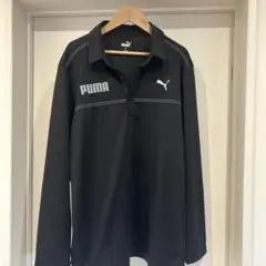 PUMA ブラックポロシャツ Lサイズ