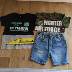 F.O.KIDS 90〜95cm　まとめ売り　Tシャツ　デニムハーフパンツ