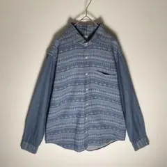 ラディアル 刺繍 シャンブレーシャツ XL 古着 アメカジ 日本製 - メルカリ