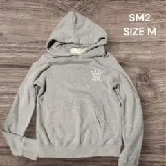 SM2 パーカー グレー Mサイズ クラウンロゴのサムネイル