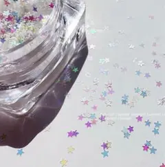 星 極小 ホログラム ネイル パーツ　アート ウィッシュ コア　バレンタイン