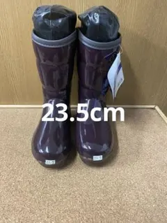 新品　弘進婦人防寒長靴　ボルドー　23.5㎝ ピンスパイク底