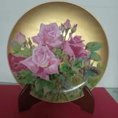 Noritake絵皿薔薇