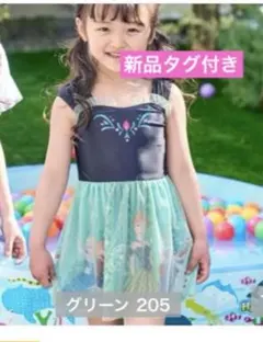 新品タグ付き　アナと雪の女王 ワンピース水着 アナ　120cm
