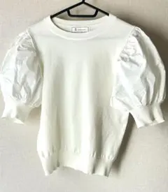 ロペピクニック　パフスリーブ　トップス　半袖　M 春夏