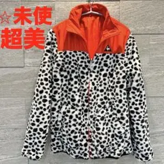 未使用✨ルコック　ヒョウ柄　中綿フリースジャケット ダウンジャケット　レオパード