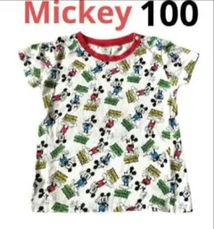 ディズニー　ミッキー　Tシャツ　100サイズ　半袖シャツ　半袖Tシャツ　半袖